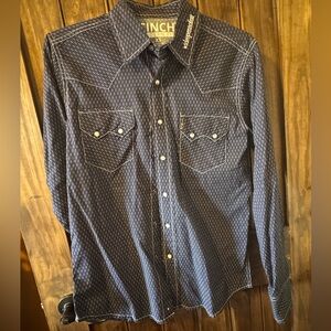 CINCH Mens Print Long Sleeve Button Down Shirt